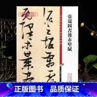 [正版]张瑞图书后赤壁赋彩色放大本中国著名碑帖繁体旁注孙宝文草书毛笔字帖书法临摹古帖墨迹本鉴赏籍 上海辞书出版社学海轩