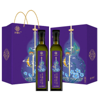 纳福汇 冷榨亚麻籽油礼盒-500ml*2