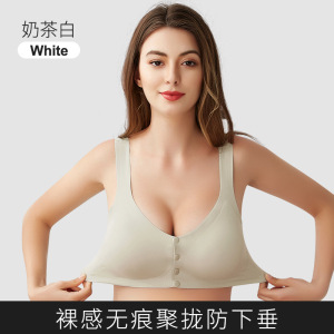 哺乳文胸夏季薄款无钢圈一片式怀孕期冰丝凉感舒适孕妇内衣胸罩