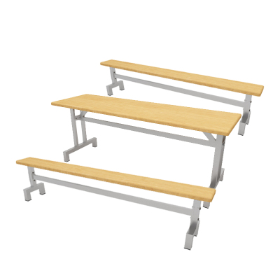 Easylife大风车 CZ000108 2000*600*750mm 钢木餐桌