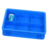 凌迪星6格材料盒360*240*93mm个