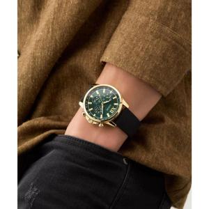GUESS男款石英计时表绿盘时尚休闲腕表 Green