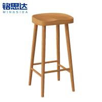 铭思达吧台椅实木把
