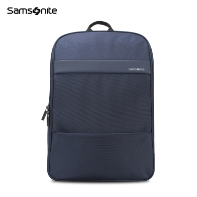 新秀丽(Samsonite)商务男士双肩包登山背包ipad笔记本电脑包出行旅游书包 TQ3*005-蓝色