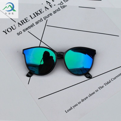 精品特卖-儿童太阳镜男童女童韩版防紫外线宝宝装饰墨镜轻巧舒适圆形眼镜潮迈诗蒙