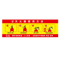 众恒丰-灭火器使用方法消防栓使用说明标识牌消防标识贴-款式备注/张