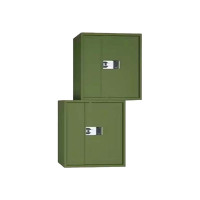 湘渭军绿色保密柜电子密码文件柜保险柜国保指纹锁分体资料档案矮柜分体双节保密柜(国保锁)