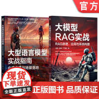 套装 大模型RAG实战RAG原理 应用与系统构建+大型语言模型实战指南 应用实践场景落地 套装全2册 大型语言模型R