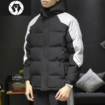 HongZun冬季加厚羽绒服男士外套潮牌棉服宽松连帽棉衣大码潮流帅气棉袄子棉衣