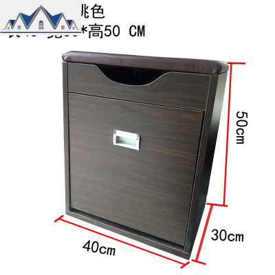 翻斗换鞋凳鞋柜进可坐换鞋柜收纳储物凳子家用口穿鞋凳免安装 三维工匠收纳凳