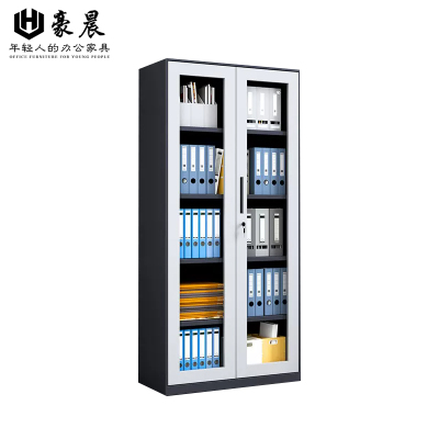 豪晨 套色文件柜 (通玻1850*900*400mm)个