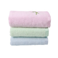 天琴毛巾礼盒32*70柔软舒适天琴素色TQ-Y82(颜色随机)