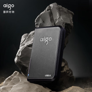 aigo HD808 2TB便携SATA移动硬盘超大容量2.5英寸高效存储