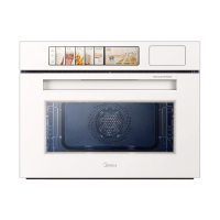 美的(Midea)[AI熟度识别]灵眸嵌入式蒸烤箱一体机 E5月光米 温湿双控 纯平全嵌隐藏把手蒸烤炸炖一体机S50E5