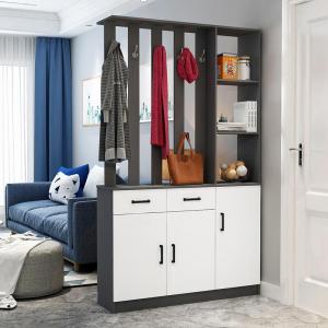 酒柜现代简约小户型客厅屏风隔断柜进轻奢风水玄关柜装饰柜鞋柜