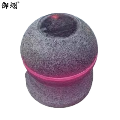 御翊 太阳能发光防撞墩挡车石球 直径600 /个