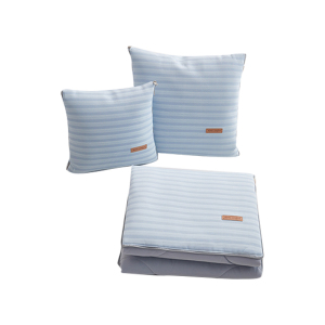 伊伊爱 夏季凉感简约商务款多功能抱枕被 商务蓝 40*40cm/ZX0LN02401226