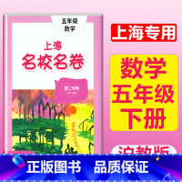 5年级下册 数学 大字版 小学通用 [正版]2024上海名校名卷二年级一二三四五年级六七八九上下册语文数学英语电子版听力
