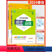 [七年级下册 语文+英语]江苏专版 初中通用 [正版]江苏专版2024新版通城学典初中语文英语阅读组合训练七年级八年级九