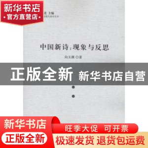 正版 中国新诗:现象与反思 向天渊著 人民出版社 9787010161051