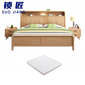 锁匠 简约实木床