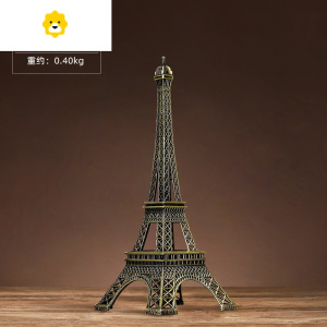 地标建筑模型巴黎埃菲尔铁塔工艺品摆件客厅酒柜办公室桌面装饰品 JING PING