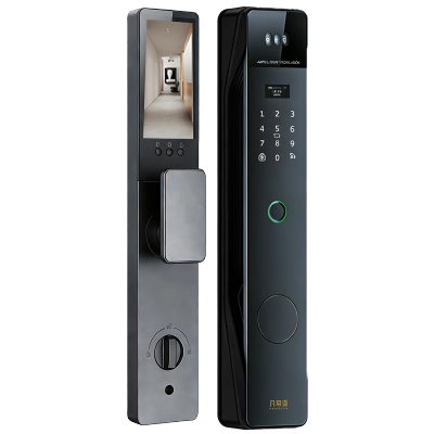 凡帝亚智能门锁FDY-F10人脸识别,远程开锁、掌纹解锁、视频通话、