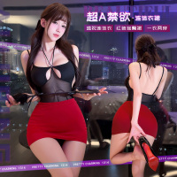 霏慕禁欲夜店连体包臀裙性感情趣内衣女式情趣睡衣女士衣服成人用品6538