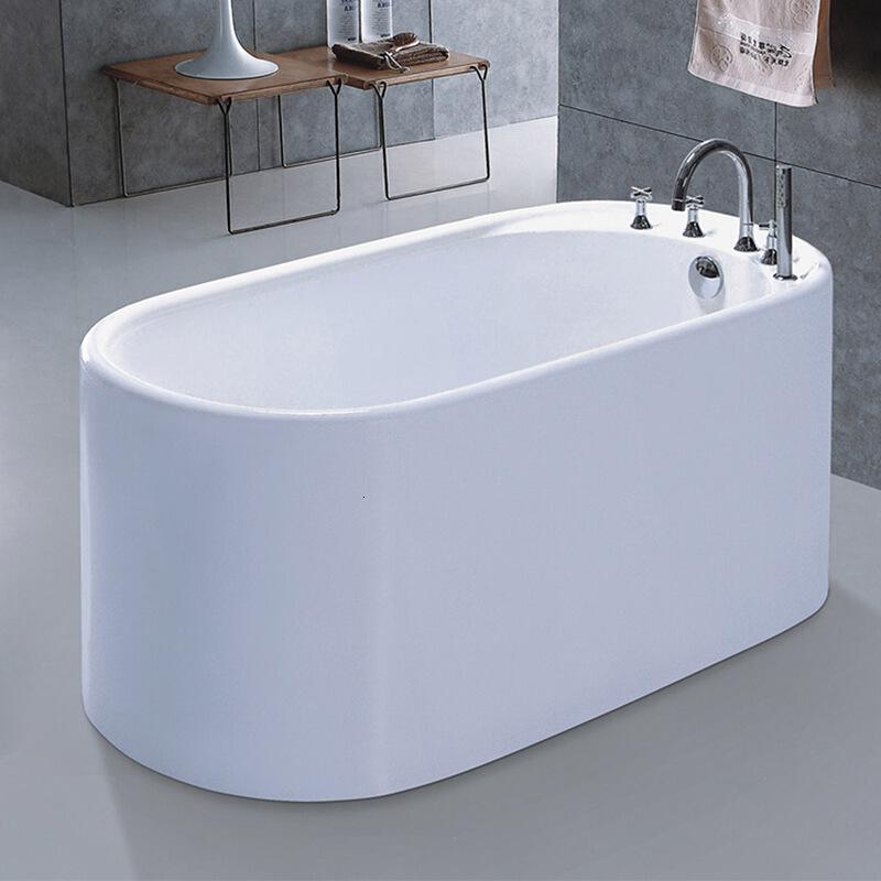 独立浴缸椭圆形亚克力浴缸一体家用浴缸酒店批 1500*750*600波迷娜BOMINA