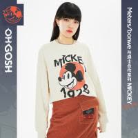 [1件3折价:58.5]美特斯邦威米奇联名卫衣女秋季新款米奇印花纯棉圆领女