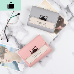 钱包女短款2020新款时尚韩版潮学生小清新女士可爱小钱夹女式卡包NEW LAKE