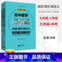 数学压轴题7-9年级套装 初中通用 [正版]初中数学压轴题阅读探究新定义七八九年级 初一二三必刷题数学题型与技巧全归纳精