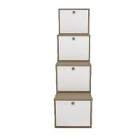 东业家具 架子床组合踏步木质床配套梯柜 YH-02 450*1000*1400 个
