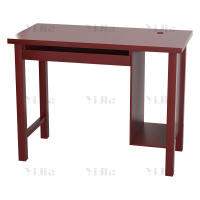 翌嘉 电脑桌实木学习桌木质办公桌培训桌会议桌