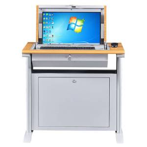 杰成通达 翻转电脑桌 培训桌