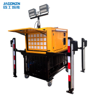 简工智能(JAGONZN)YQ-05B-II 2×100W 智能自升降方舱照明灯 (计价单位:台)黄色