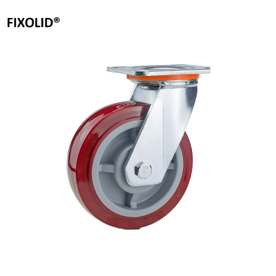 FIXOLID 枣红轮 万向轮6寸 个