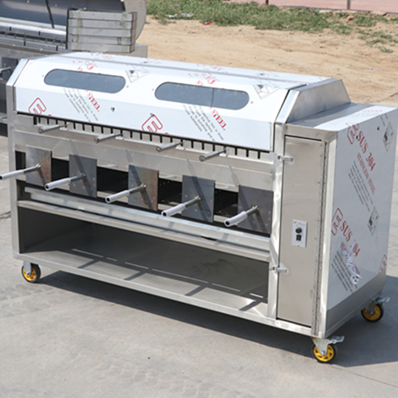 商用全自动旋转烤全羊炉子架子烤羊腿羊排猪鸡兔子烧烤箱燃气时光旧巷