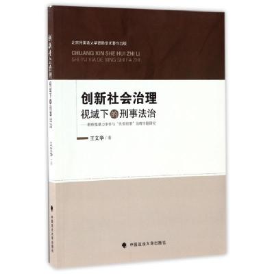 正版新书]创新社会治理视域下的刑事法治--群体性暴力事件与仇恨