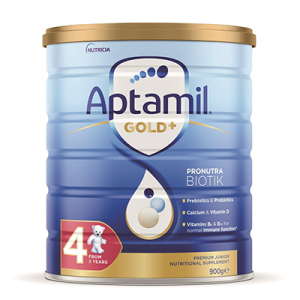 原装进口澳洲爱他美(Aptamil)金装配方婴幼儿牛奶奶粉4段(2岁以上)900g