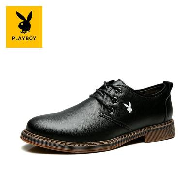 精选特卖厂家直营-花花公子男鞋春季英伦商务休闲皮鞋男士韩版潮流皮鞋子百搭潮鞋