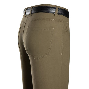 恒源祥100%纯棉裤子男休闲裤男2025秋冬新款中年轻商务西裤直筒裤