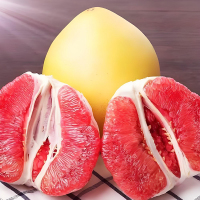[西沛生鲜]新鲜福建三红柚子 蜜柚 4.5斤共2个装 新鲜柚子水果 红心柚
