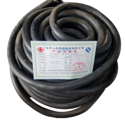洛二缆铜芯橡套电缆(100米)YZ/卷(YZ-3*6+1)