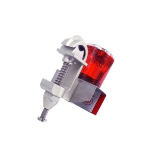 华燏 HY-BZD1031 3W IP65 DC5.2V 光源颜色/色温5000K 单头太阳能警示灯 1 盏/台 红黑色