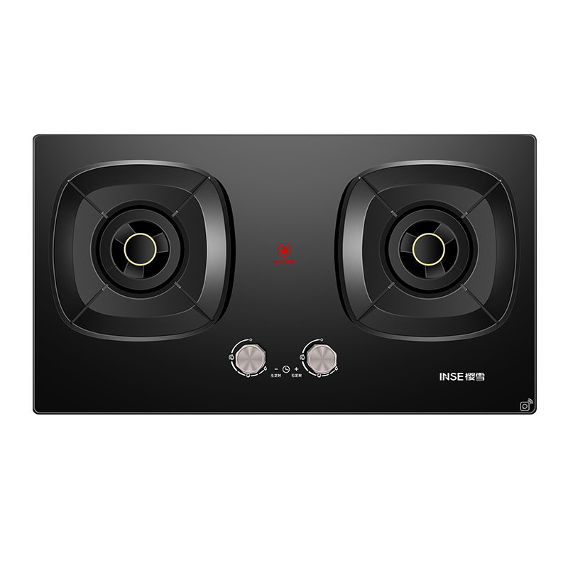 樱雪INSE燃气灶天然气双灶具 家用5.2kW定时聚能猛火灶灶台嵌两用 70%高热效可调节底盘Q8D