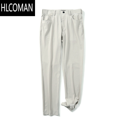 HLCOMAN巡回赛!牛裤!高弹体感丝滑凉感透气男百搭直筒休闲裤