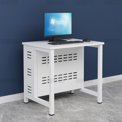 洛泰远 钢架电脑桌培训桌机房电脑桌学习桌课桌 单人位G款