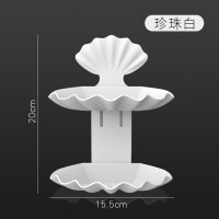 香皂盒肥皂盒架吸盘壁挂式免打孔创意沥水卫生间双层挂架皂子家用 三维工匠 蓝色[升级款ABS材质两个装]