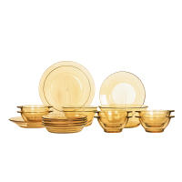 Pyrex餐具Shiny晶耀系列玻璃餐具16a件组 PX-SY16A/HP